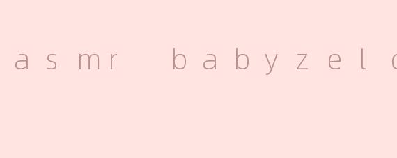 asmr babyzelda